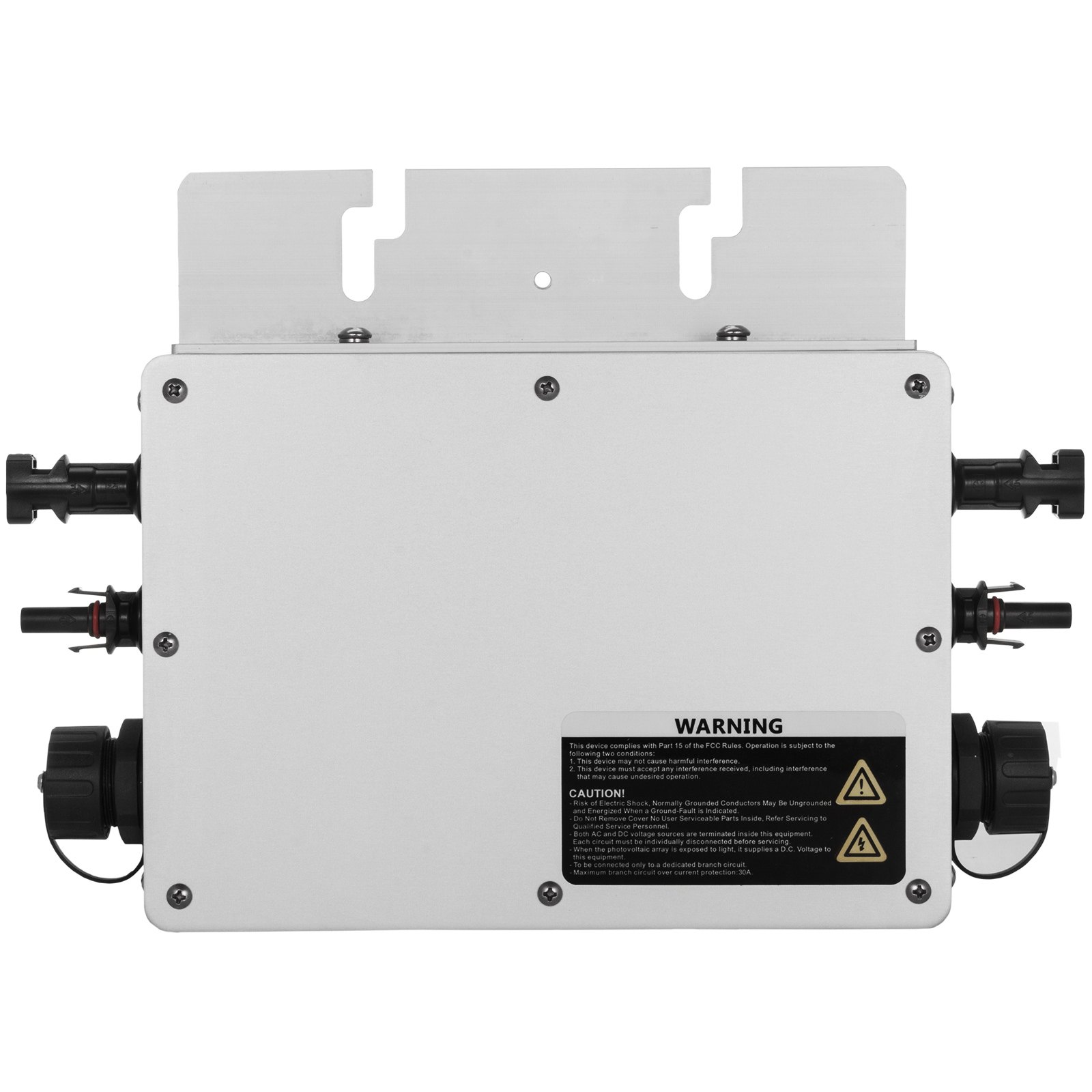 VEVOR Convertidor de Onda Sinusoidal Pura CC a CA de 220 V, Convertidor de Voltaje con Conmutación a la Red 40 A, Inversor de Onda Sinusoidal Pura de 600 W, Aparato Eléctrico IP65 con Tecnología MPPT