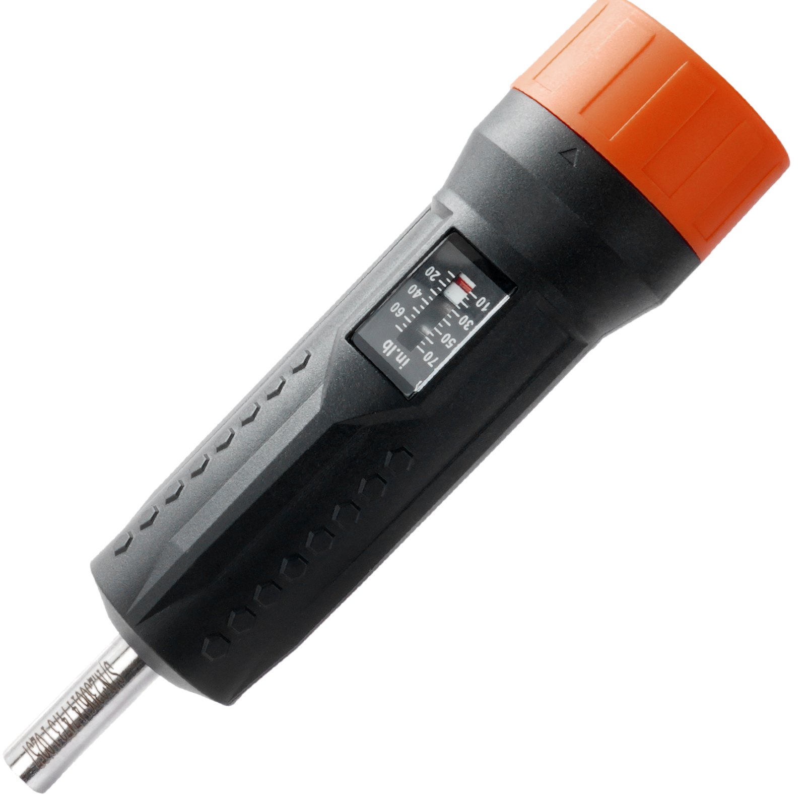 VEVOR Juego de llaves de destornillador dinamométrico de 1/4" | Rango de ajuste de par de 10-70 in-lbs | Destornillador dinamométrico de incremento de 1 in-lb | Juego de puntas de destornillador con ventana de visualización, 12 puntas y estuche, función magnética