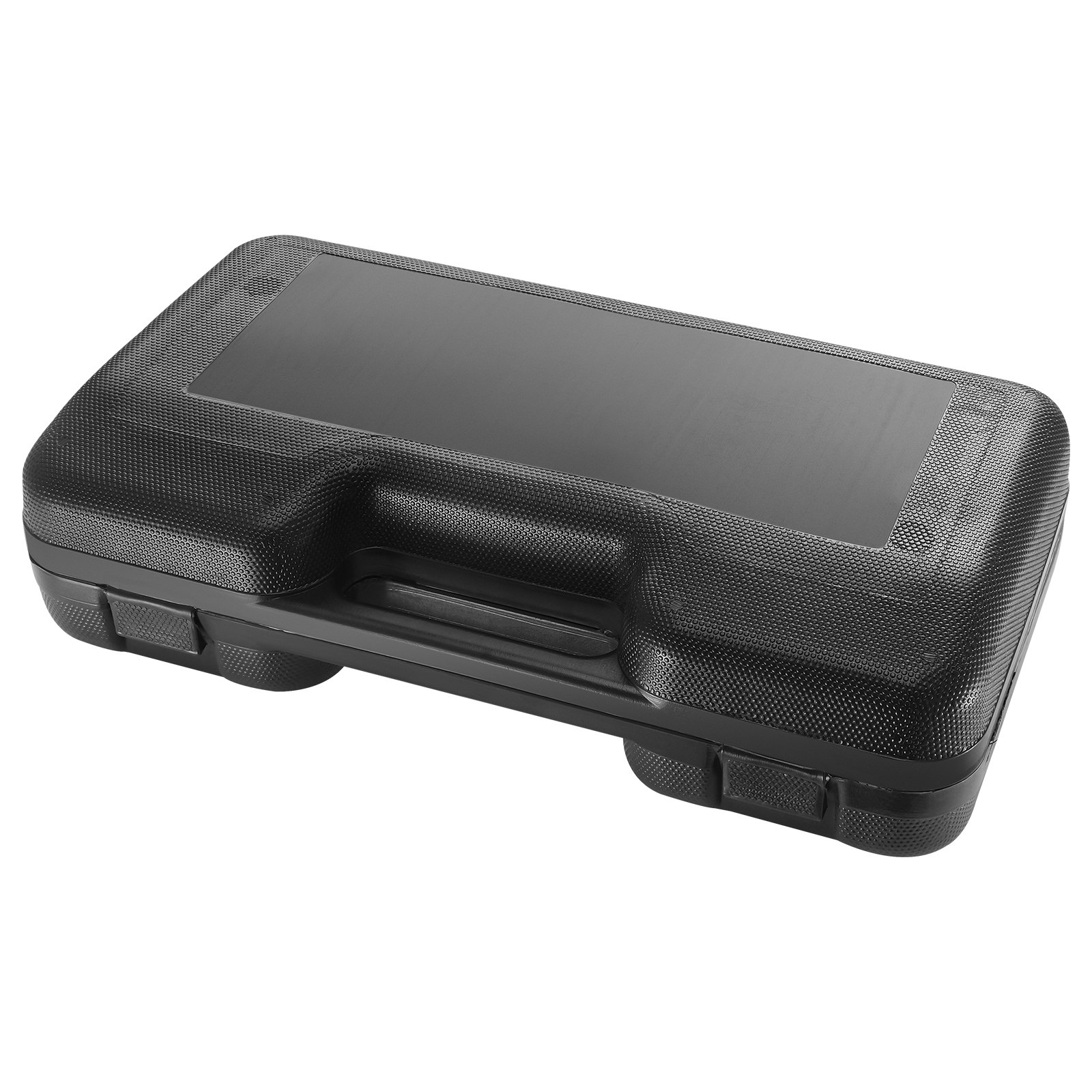 Estuche de transporte negro para multiplicador de torsión VEVOR, con superficie texturizada y asa resistente.