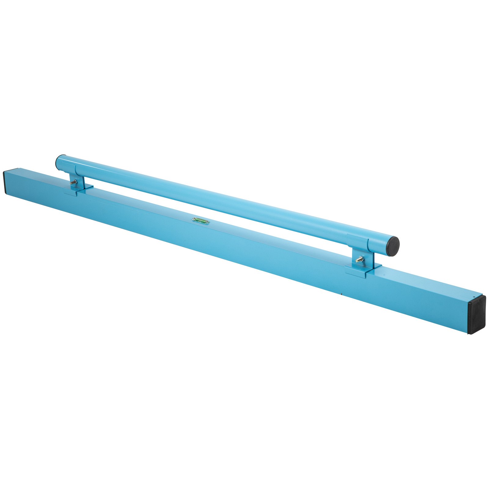 La herramienta para nivelar hormigón VEVOR azul cuenta con una barra niveladora rectangular y un mango.
