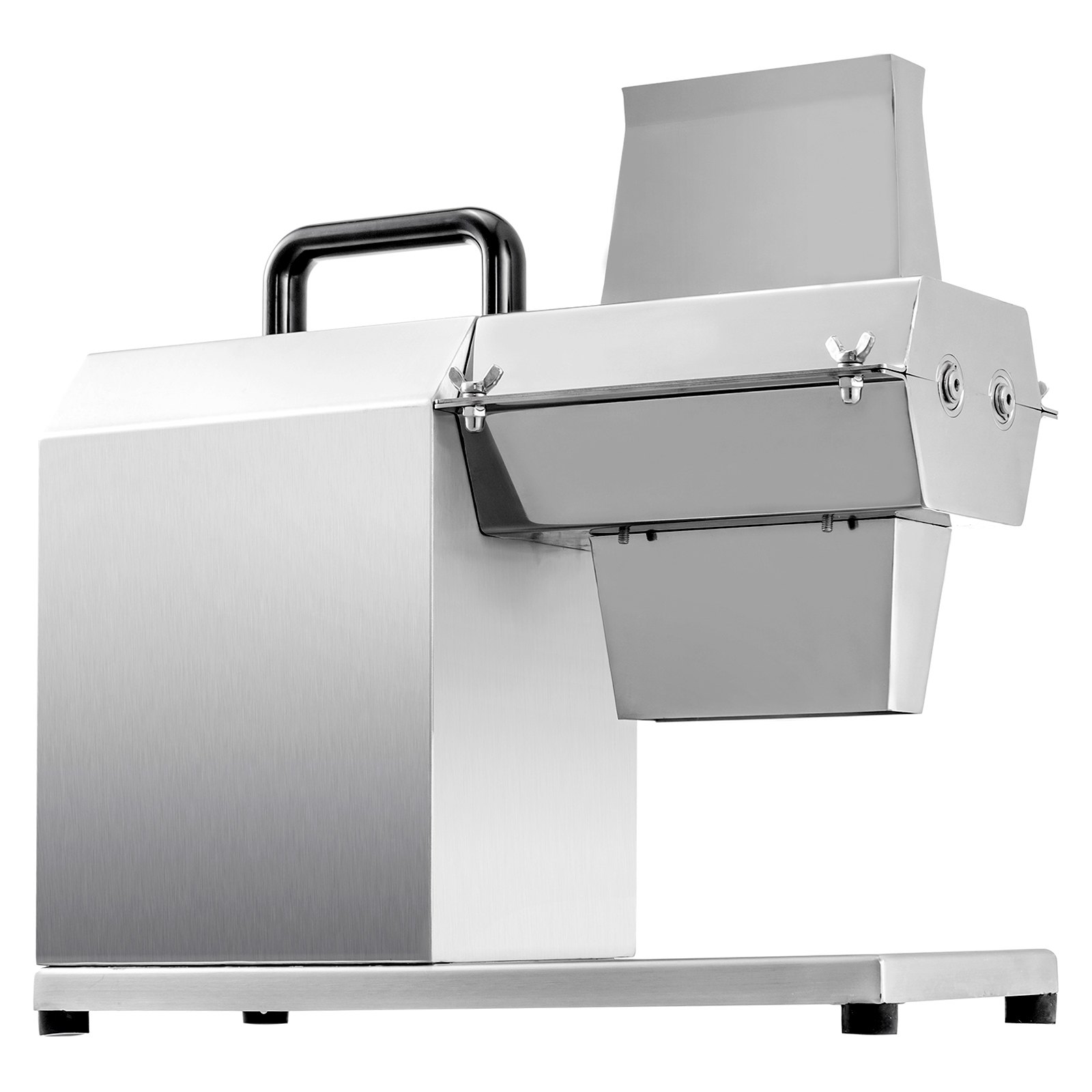 Ablandador de carne comercial VEVOR, 450 W, acero inoxidable, 110 V, herramienta de cocina eléctrica resistente para carne de res, pavo, pollo, cerdo, cordero, filete de pescado, 17 pulgadas, plateado