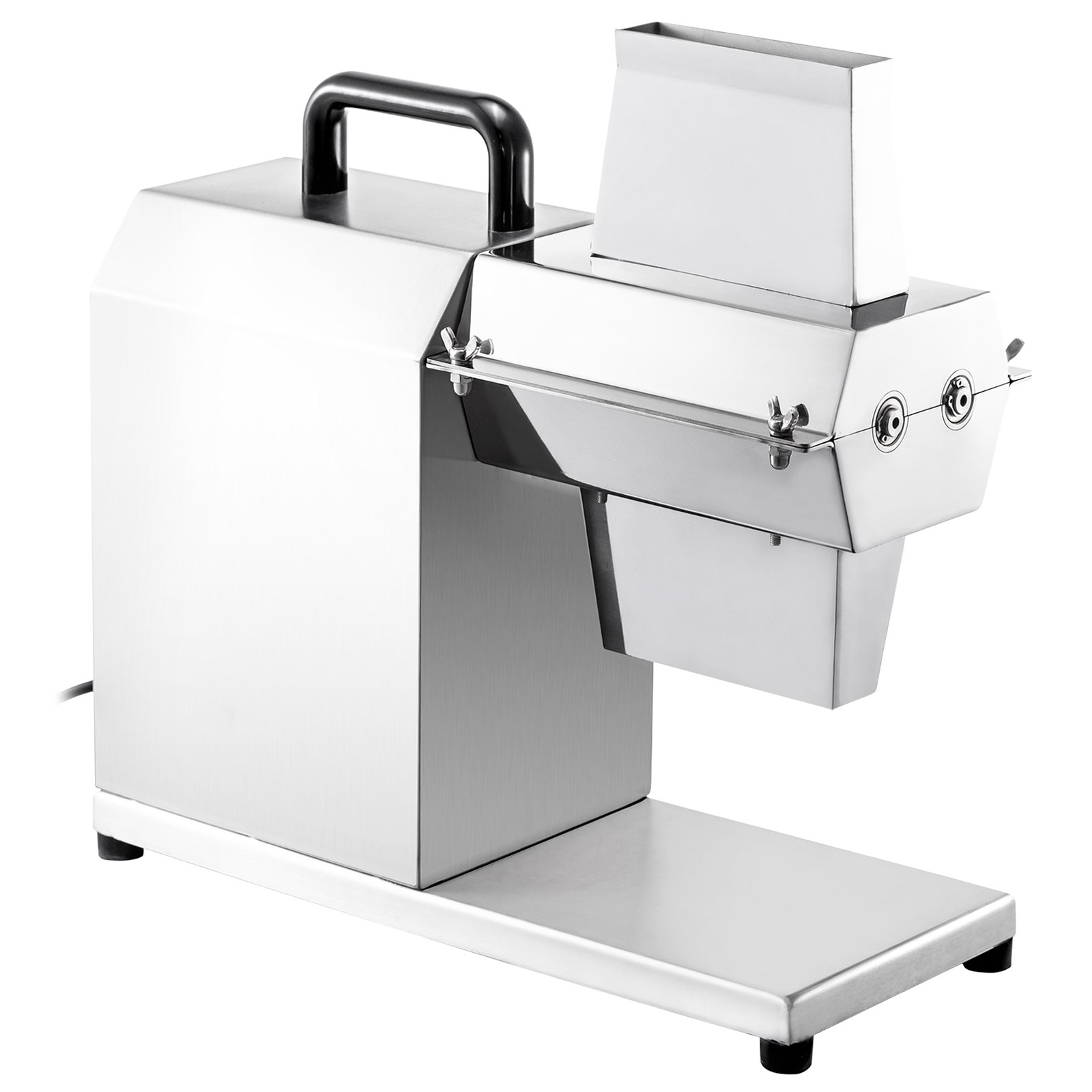 Ablandador de carne comercial VEVOR, 450 W, acero inoxidable, 110 V, herramienta de cocina eléctrica resistente para carne de res, pavo, pollo, cerdo, cordero, filete de pescado, 17 pulgadas, plateado