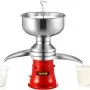 Separador centrífugo de crema de leche VEVOR, separador de crema eléctrico de acero inoxidable, separador de leche de cabra de 25 gal/h y 100 l/h que convierte la leche cruda o entera en crema y leche