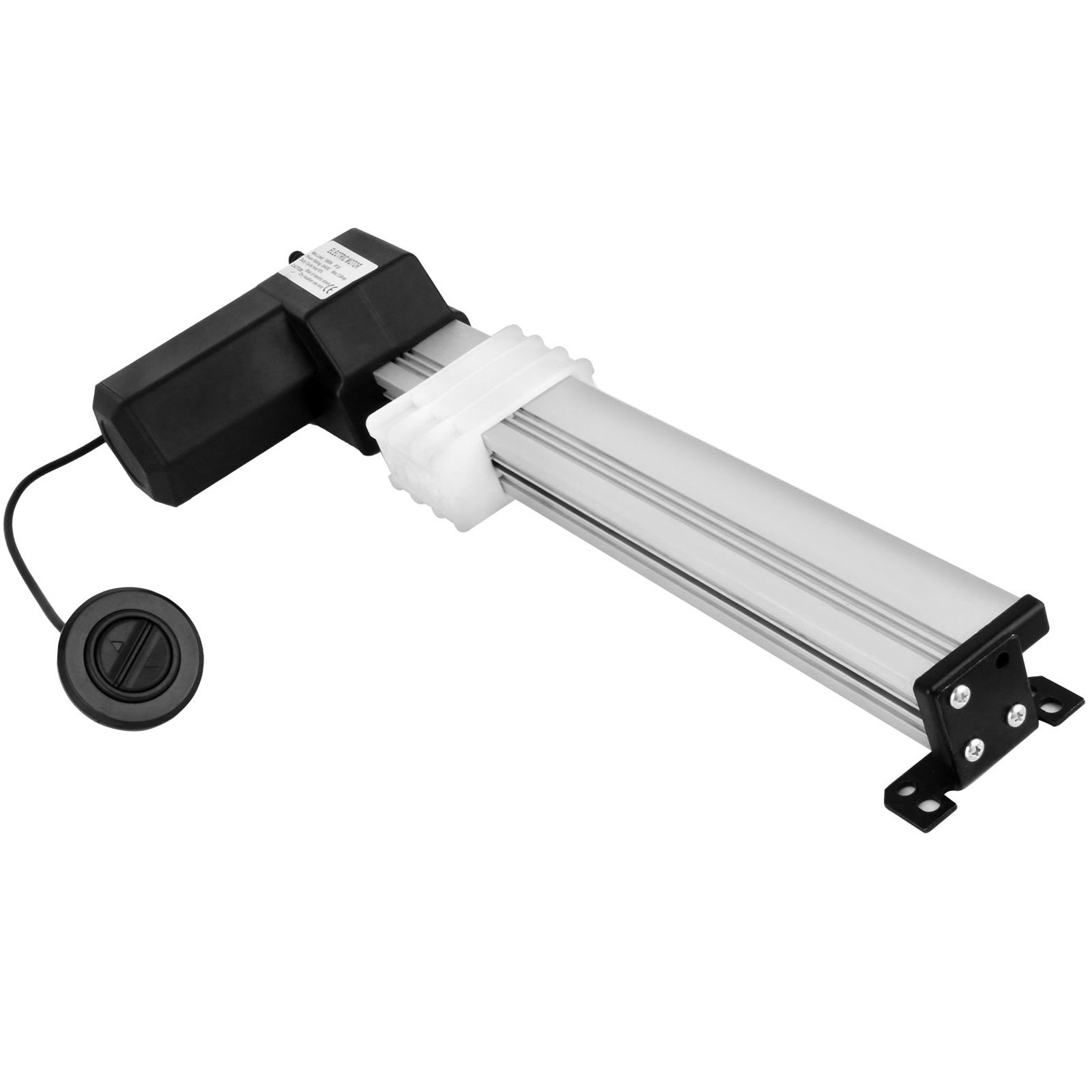 Motor reclinable eléctrico VEVOR con controlador negro y actuador de metal.