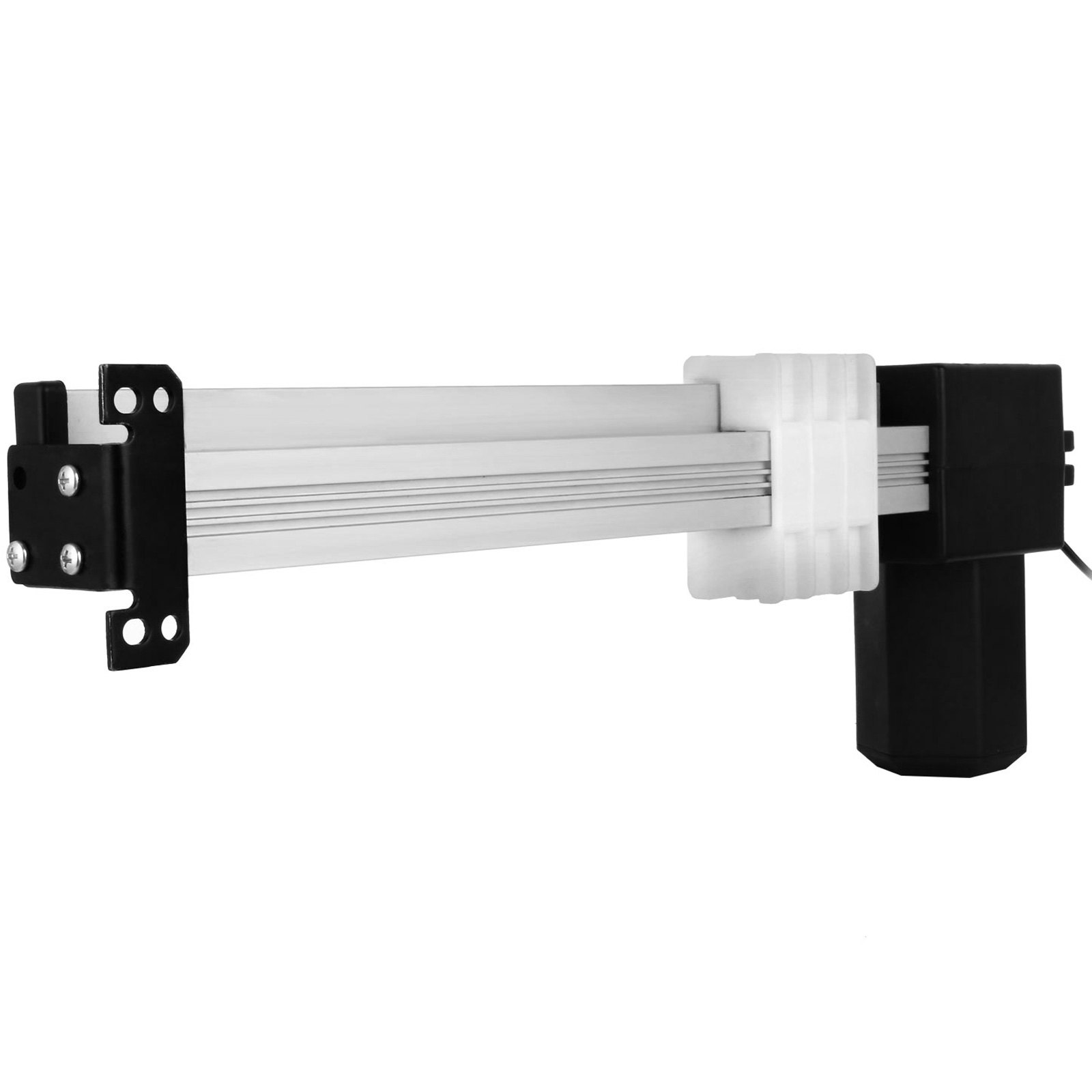 Actuador de motor reclinable eléctrico VEVOR con marco de metal y carcasa negra.