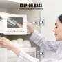Bisagras para gabinetes VEVOR, 40 paquetes de bisagras superpuestas para puertas de gabinetes de cocina, bisagras ocultas con cierre suave y apertura de 100 grados para gabinetes con y sin marco, con tornillos de montaje.