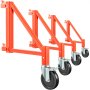 VEVOR Andamio Outrigger Outrigger Set 18" x 18" 4 piezas con pasador de bloqueo y ruedas