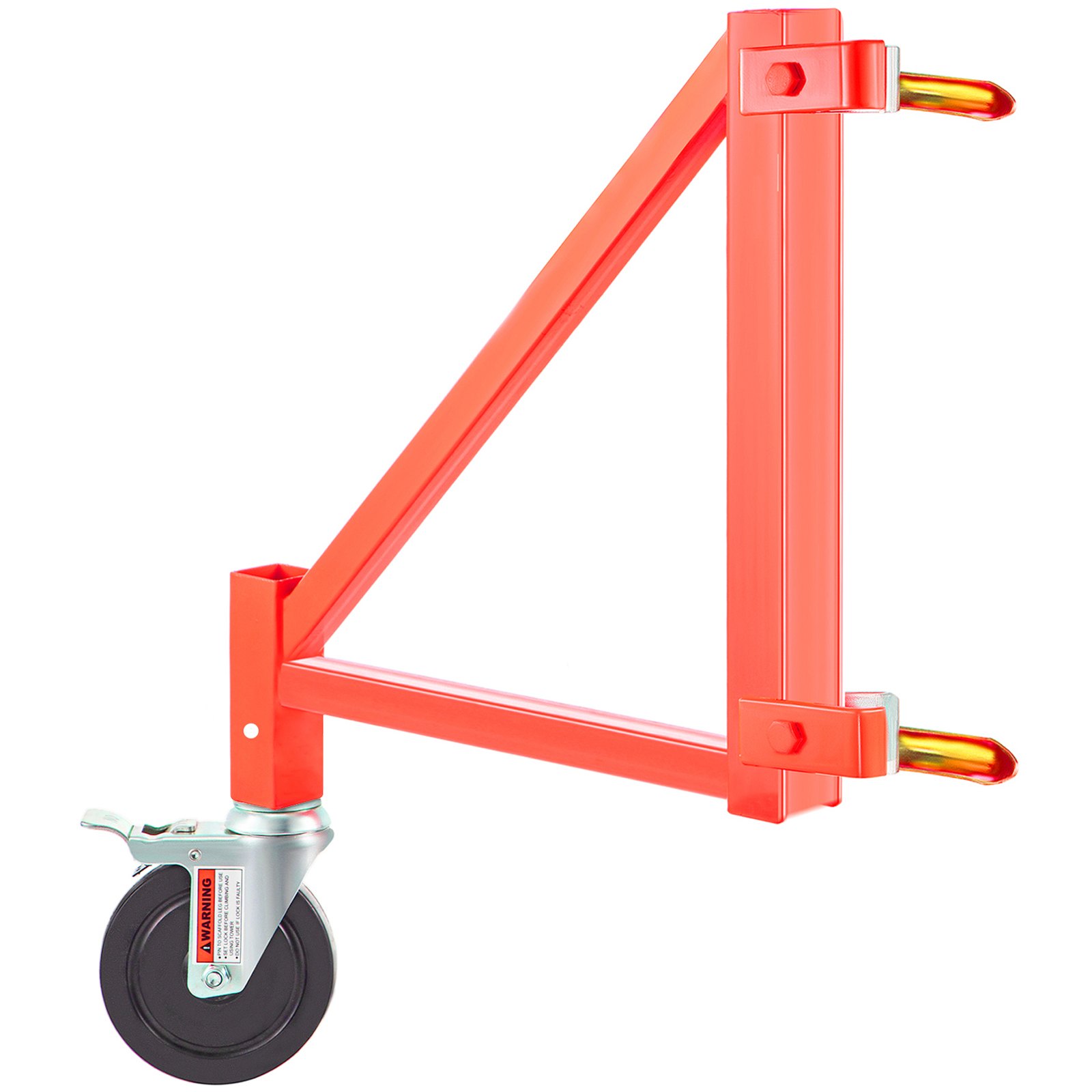 VEVOR Andamio Outrigger Outrigger Set 18" x 18" 4 piezas con pasador de bloqueo y ruedas