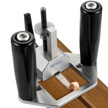 Plano de enrutador VEVOR, herramienta de carpintería de mano, cepilladora manual de hoja ajustable, afeitadora de madera de hilo trapezoidal mejorada con tope de profundidad, herramienta de carpintería de mano de alta configuración para la industria del bricolaje
