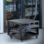 VEVOR 1U PDU, 8 Outlets, Rack Mount Power Strip Fits Standard 19" Server Racks, with Integrated Switch Surge Protection & Overload Protection, 110-125V/15A, Ideal for Home and Office