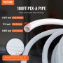 Tubo pex VEVOR de 100 pies, tubo pex-a con marcas claras y visibles, diámetro exterior de 0,875 pulgadas