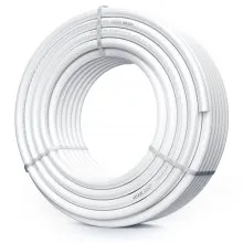 VEVOR Tubería PEX de 3/4 pulgadas, 100 pies de longitud, tubería flexible PEX-A para agua potable, líneas de agua Pex para agua fría/caliente y fácil restauración, aplicaciones de plomería con cortador gratuito, color blanco