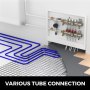 VEVOR Tubo PEX de 3/4 pulgadas, tubo PEX sin barrera de 300 pies, bobina de tubo azul Pex-b para plomería de agua caliente y fría, sistema de calefacción de piso radiante de bucle abierto, tubo PEX (3/4 pulgadas sin barrera, 300 pies/azul)