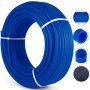 VEVOR Manguera PEX de 3/4" y 300 pies para agua potable, sin barrera, para calefacción por suelo radiante, color azul