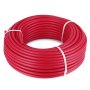 Bobina de tubo pex rojo VEVOR atada con correas blancas