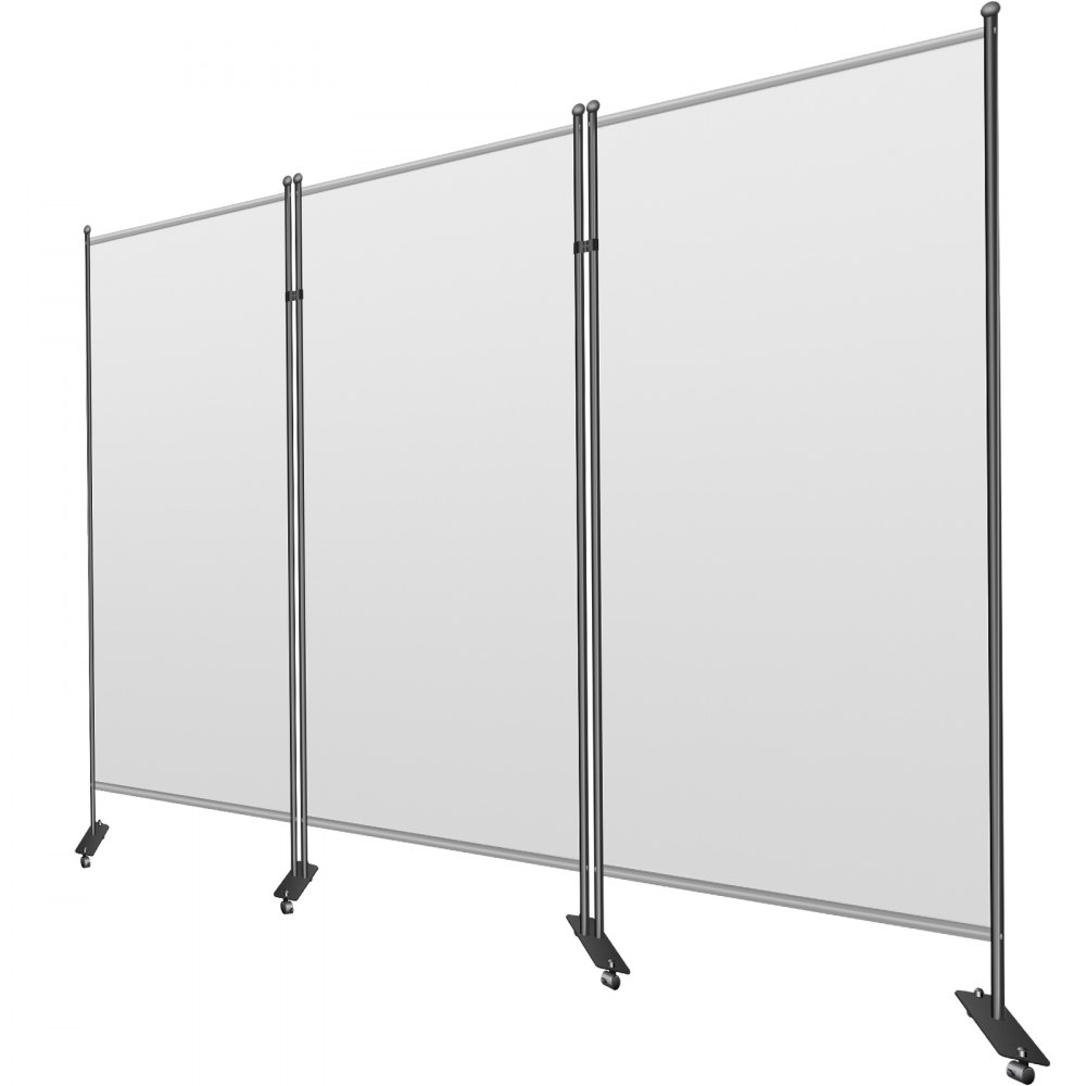 VEVOR Separador de Ambientes 3 Paneles Pantalla de Privacidad Plegable de Gris