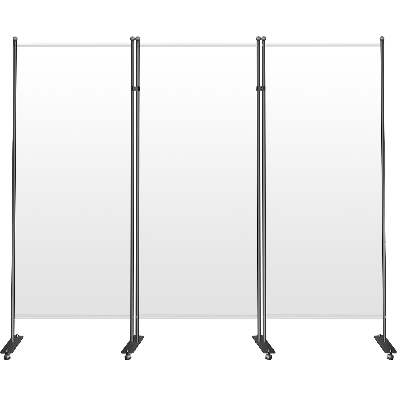 VEVOR Separador de Ambientes 3 Paneles Pantalla de Privacidad Plegable Beige