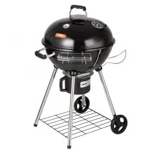 VEVOR Parrilla de carbón hervidor de 22 pulgadas, parrilla premium con ruedas, rejilla y cubierta, tapa esmaltada de porcelana y brasero con termómetro deslizable para recoger cenizas para barbacoa, camping, picnic, patio y patio trasero