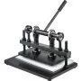 Máquina cortadora de cuero VEVOR de 360 x 220 mm, troqueladora manual de 15 mm de grosor, máquina de grabado en relieve, molde de prensa manual, troqueladora de cuero, máquina de corte artesanal para diversos materiales.