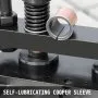 Máquina cortadora de cuero VEVOR de 360 x 220 mm, troqueladora manual de 15 mm de grosor, máquina de grabado en relieve, molde de prensa manual, troqueladora de cuero, máquina de corte artesanal para diversos materiales.