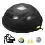 VEVOR - Pelota de ejercicio de 26 pulgadas, capacidad de 1500 lb, con bandas de resistencia y bomba de pie, ideal para entrenamiento de cuerpo completo en casa, color negro