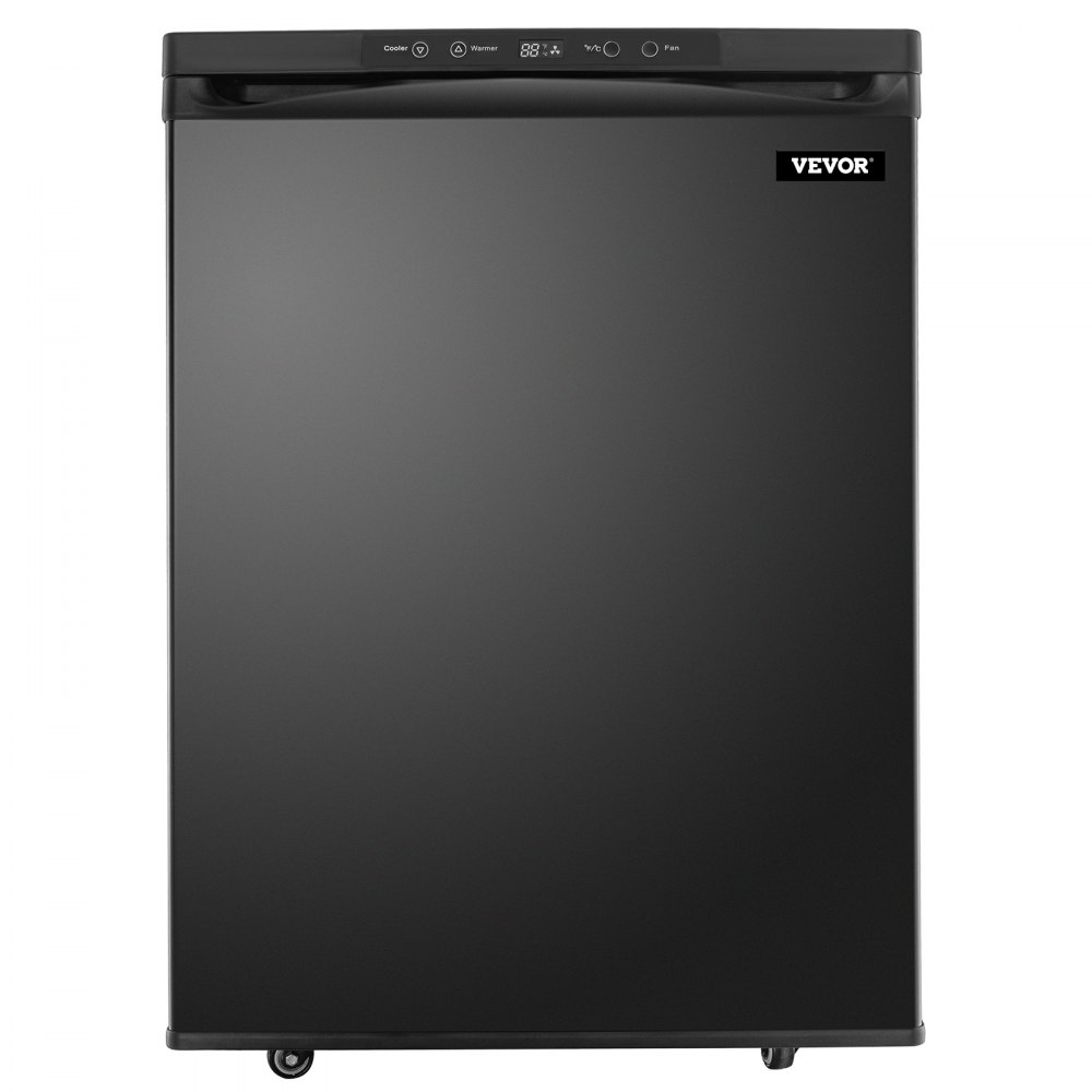 Tuspuzz, dispensador de cerveza Kegerator de tamaño completo, nevera negra , grifos dobles