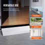 VEVOR Rampa de umbral de puerta, elevación de 2 pulgadas, capacidad de carga de 800 libras, rampa de puerta para sillas de ruedas, rampa de umbral de aluminio para puertas, rampa de umbral modular aju