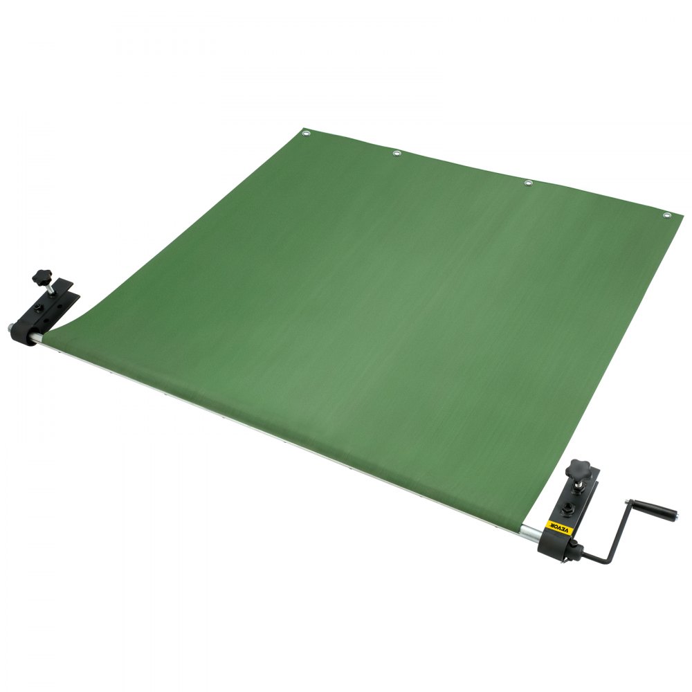 VEVOR Descargador de plataforma para camioneta, tapete de carga de capacidad de 2000 lbs/907 kg, descargador de camioneta resistente con manivela práctica, descargador de plataforma profesional para camionetas de tamaño completo y mediano