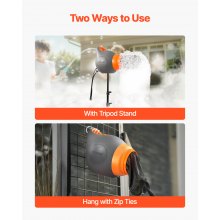Máquina de espuma para fiestas, cañón de espuma de 115 W, color gris y naranja