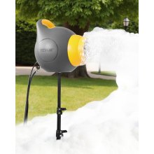 Máquina de espuma para fiestas, cañón de espuma de 115 W, color gris y amarillo