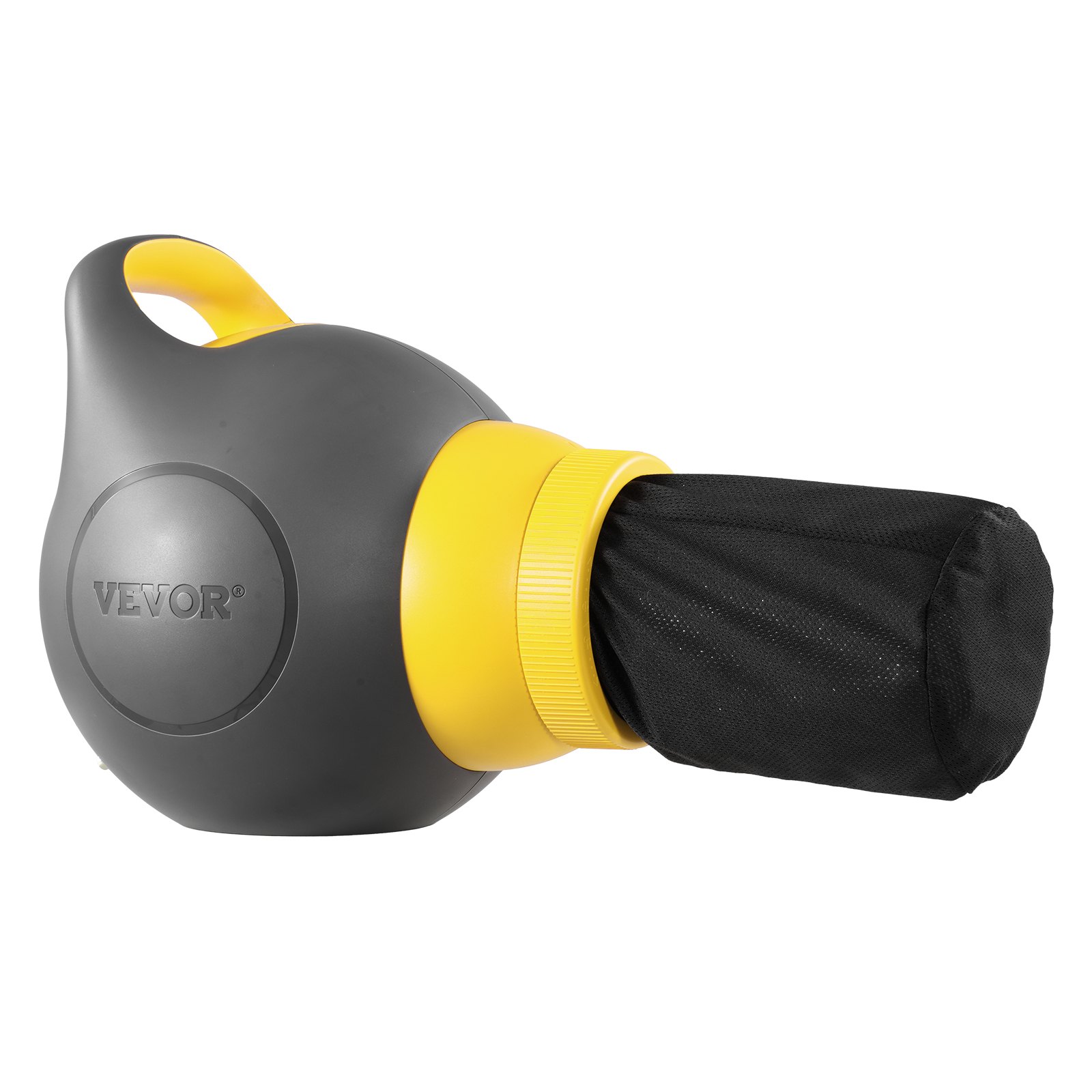 Máquina de espuma VEVOR, cañón de espuma para fiestas de 115 W, portátil con trípode, potente máquina para fiestas de espuma, ideal para patios, piscinas, eventos al aire libre, cumpleaños, celebraciones y fiestas, gris y amarillo.