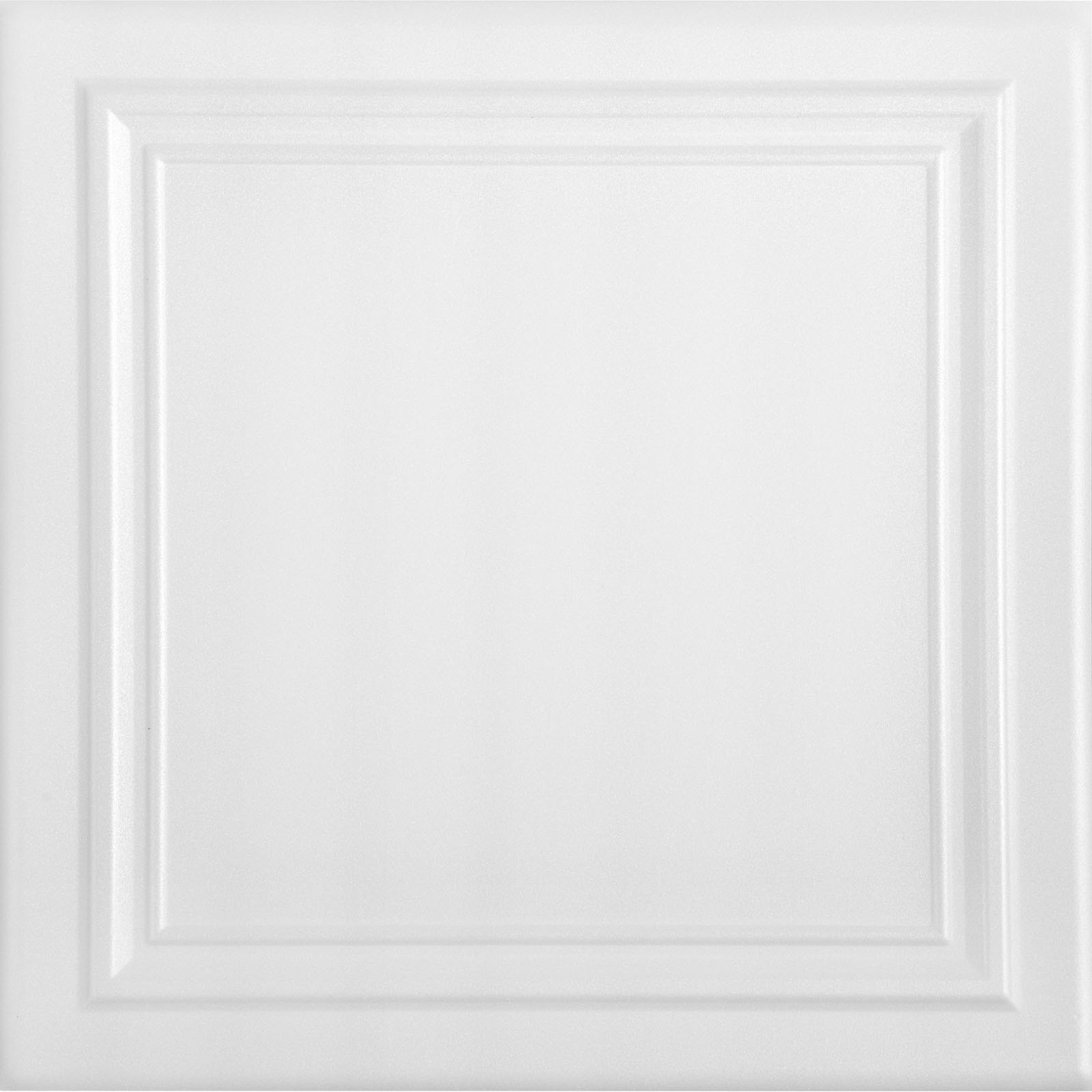 Panel de techo de espuma VEVOR con relieve blanco y un diseño limpio y de bordes cuadrados.