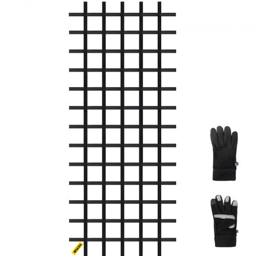 Red de carga para escalada VEVOR, red de escalada para patio de juegos de 10' x 4', material de poliéster, escalera de cuerda, columpio, red de carga para escalada militar grande para niños y adultos, interior y exterior, casa del árbol, gimnasios de la selva