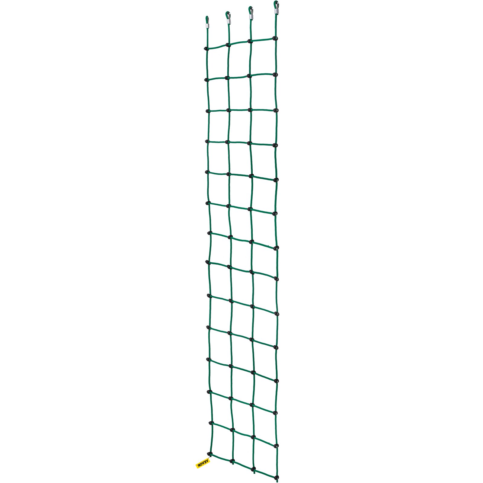 VEVOR Red de Carga para Escalada de 30" x 150", Escalera de Cuerda, Columpio, Red de Carga para Escalada de Poliéster para Patio de Juegos, Red de Carga Militar Grande para Escalada, Color Verde