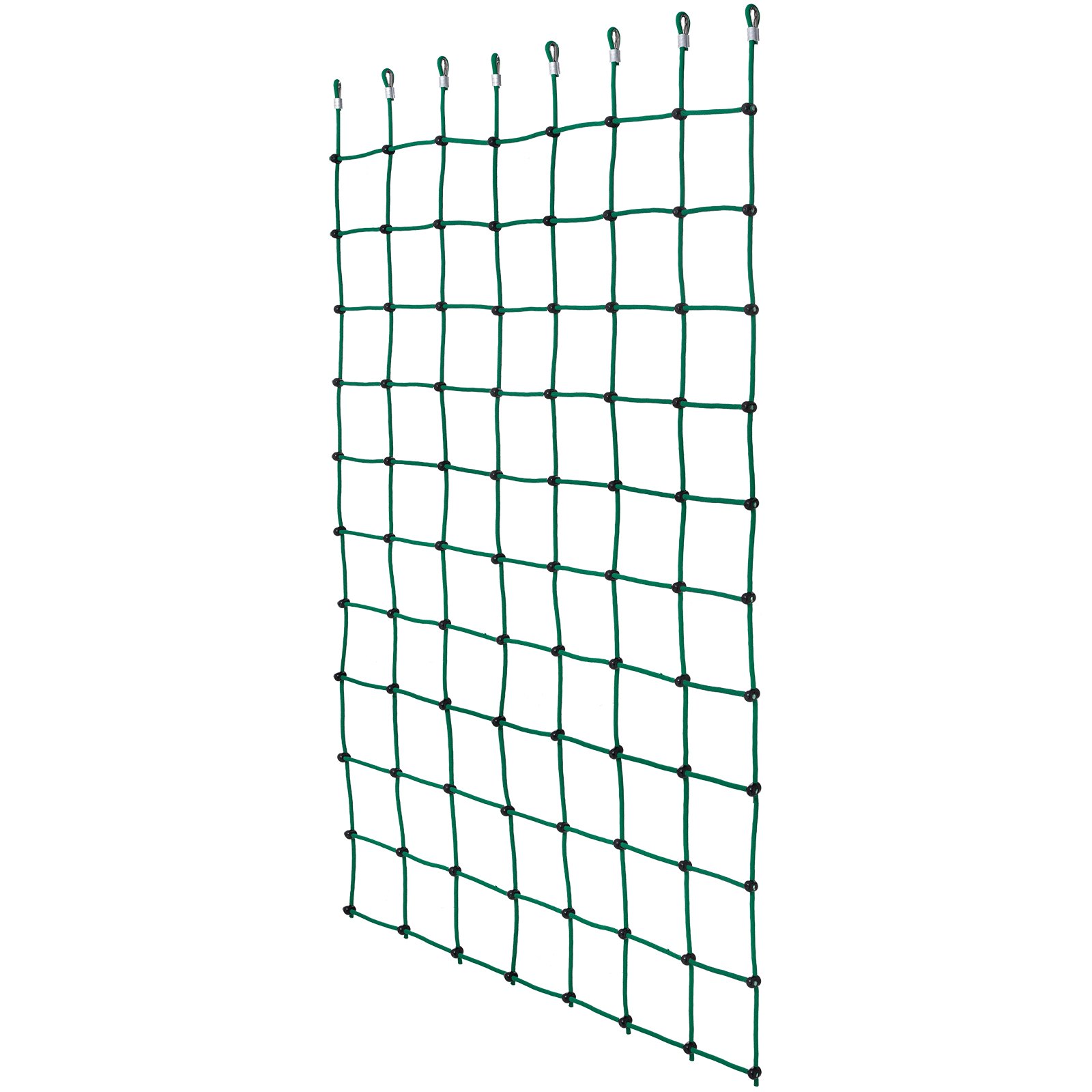 Red de carga para escalada VEVOR, red de escalada de 70 x 119 pulgadas, red de carga para escalada de poliéster, escalera de cuerda, columpio, red de carga militar grande para escalada para niños y adultos, interior y exterior, casa del árbol, verde
