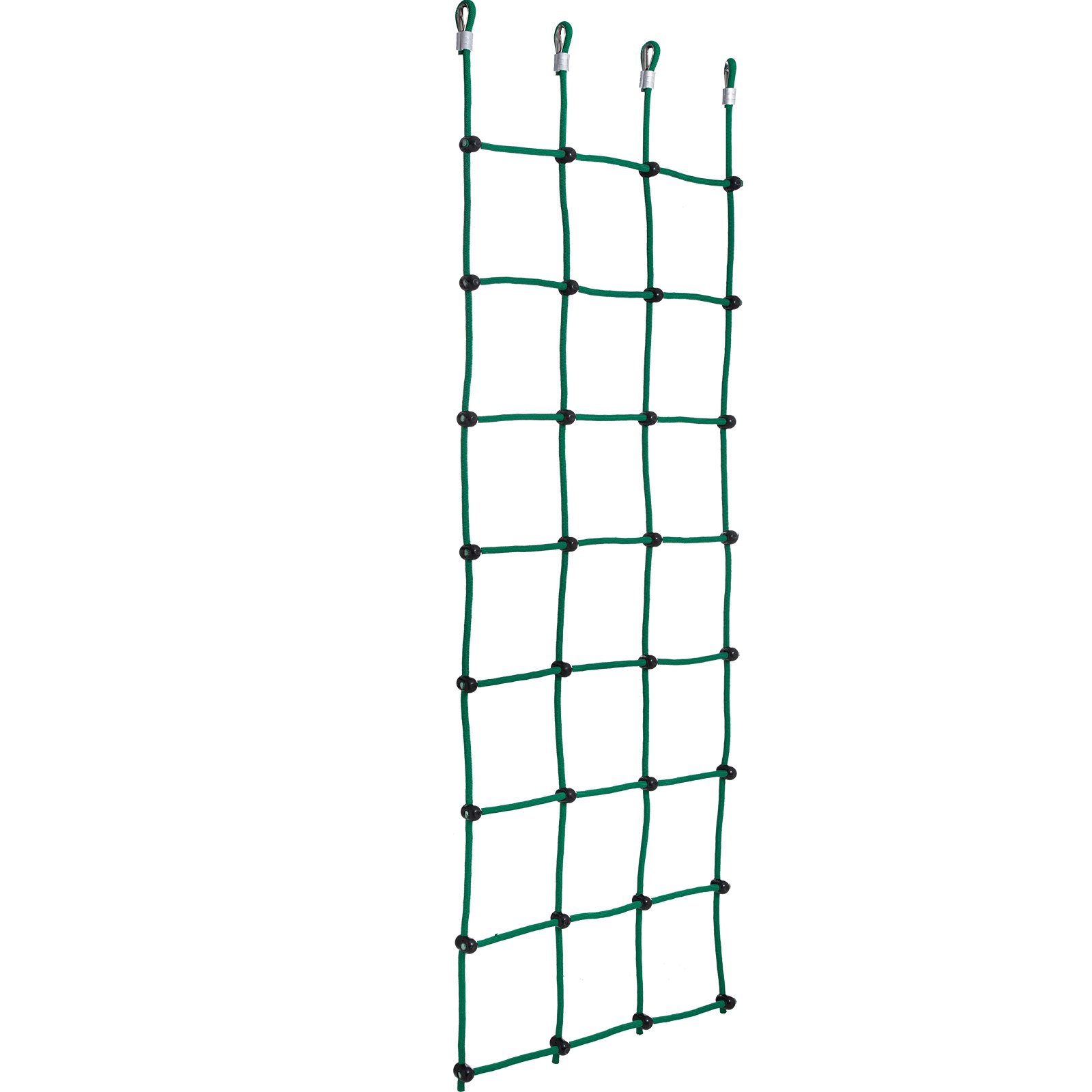 VEVOR Red de Carga para Escalada, Escalera de Cuerda, Columpio, Red de Carga para Escalada de Poliéster a Patio Juegos, para Niños y Adultos, Interior y Exterior, Casa del Árbol, Verde, 76,2 x 226 cm