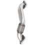 Tubo ascendente VEVOR duramax pulido con junta flexible de acero inoxidable y bridas de montaje.