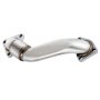Tubería ascendente duradera de acero inoxidable VEVOR duramax con bridas y curvas suaves.