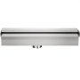 Componente de fuente de piscina VEVOR de acero inoxidable con elegante diseño rectangular.