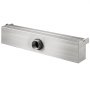 Fuente de piscina VEVOR de acero inoxidable con conector roscado para flujo de agua.
