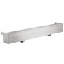 Fuente de piscina VEVOR de acero inoxidable con elegante diseño rectangular y soportes inferiores.
