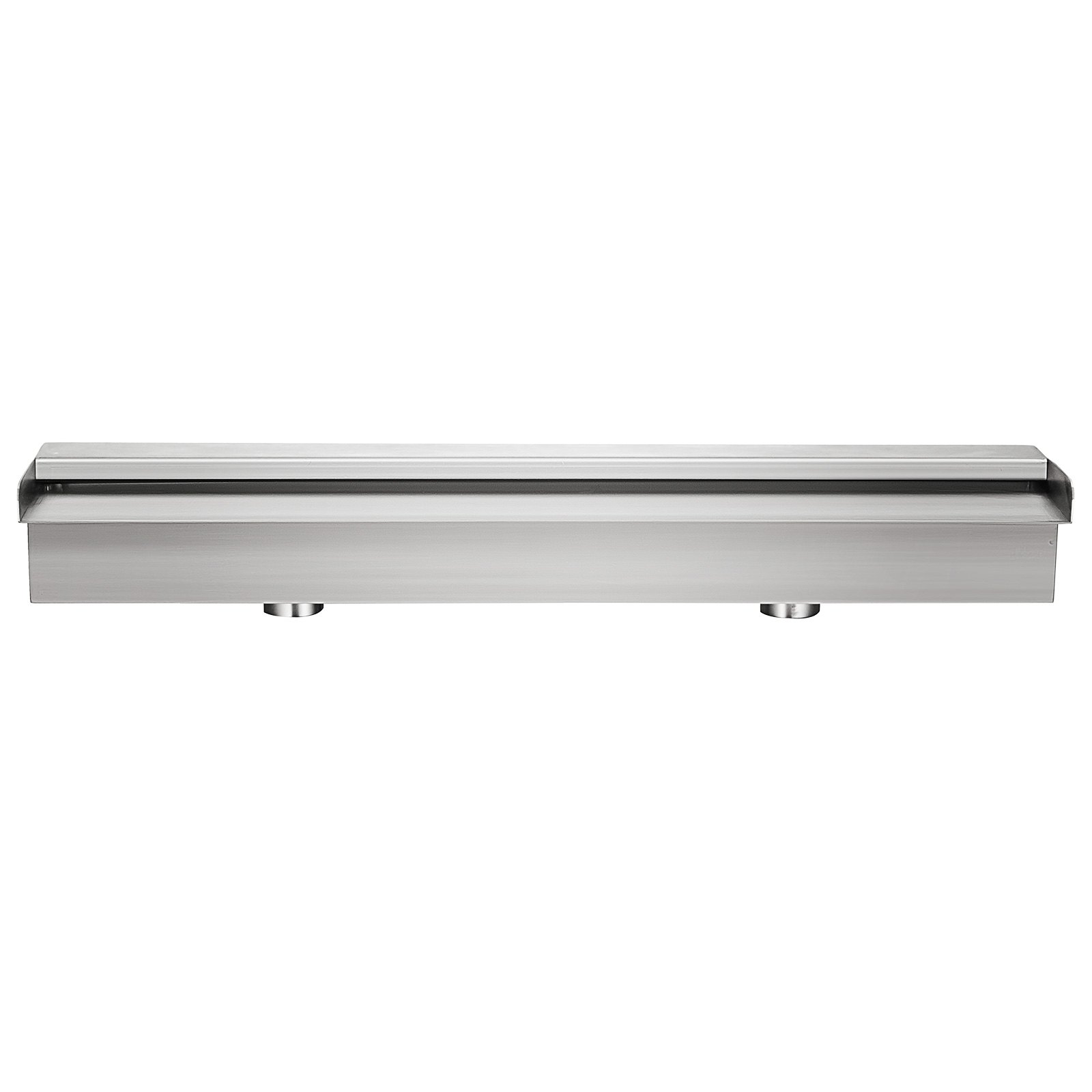 Fuente de piscina VEVOR de acero inoxidable con diseño elegante y moderno y acabado cepillado.