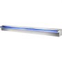 Fuente de piscina VEVOR de acero inoxidable con luz led azul.