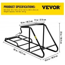 VEVOR Racing Simulator Stand Soporte de volante ajustable Soporte de volante de carreras de acero al carbono apto para Logitech G25, G27, G29, G920, soporte de juego de volante de carreras, no incluye rueda, pedales y silla