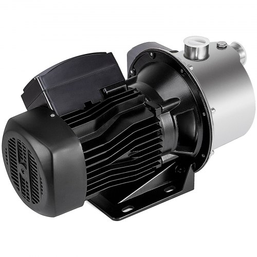 VEVOR Bomba de Chorro para Pozos Poco Profundos de Acero Inoxidable 1 HP 0,75 KW