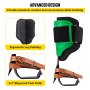 VEVOR Tuspuzz Clavos para escalar árboles, 1 par de clavos de acero de aleación para escalar postes, con correas ajustables y almohadillas de EVA para las piernas, equipo de arboricultura para escaladores
