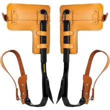 VEVOR Juego de Pinchos de Escalada en Árboles Espuelas de Acero Altura 40-48 cm