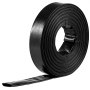 VEVOR Discharge Hose 2" x 100 ft PVC Lay Flat Backwash Water Pump Hose, for Swimming Pool Sand Filter & Sump Pump, Heavy Duty, Water Transfer Drainage, Weather & Burst-Resistant, with Clamps, Black