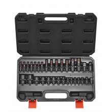 Juego de 31 vasos Torx con punta y vasos Torx externos, acero T8-T70 y E4-E24