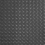 Alfombrillas de garaje VEVOR con textura de placa de diamante en gris oscuro.